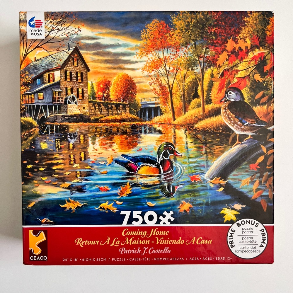 Ceaco 750 piece puzzle new in sealed box